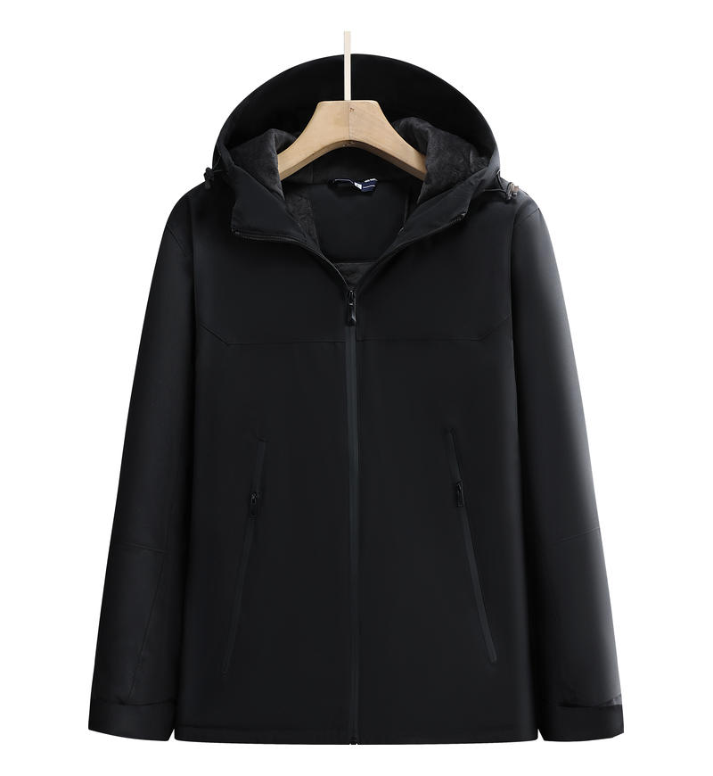 Winter Business Leisure Crystal Super Soft Cotton Assault Jacket For Men, Fashion Coat, Three Moisture-proof Windbreaker Jacket, Outdoor Adventure