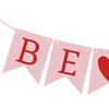 1 компл.. День святого Валентина, подвеска в виде баннера с сердцем и надписью BE MINE, красное и розовое бумажное подвесное украшение в виде флага, украшение для праздничной вечеринки, сделай сам, композиция сцены