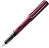 Черно-фиолетовая перьевая ручка LAMY Эргономичная ручка и стальное перо Размер F Легкий алюминиевый корпус В комплекте картридж LAMY T10 синий AL-star - Перо, - - -