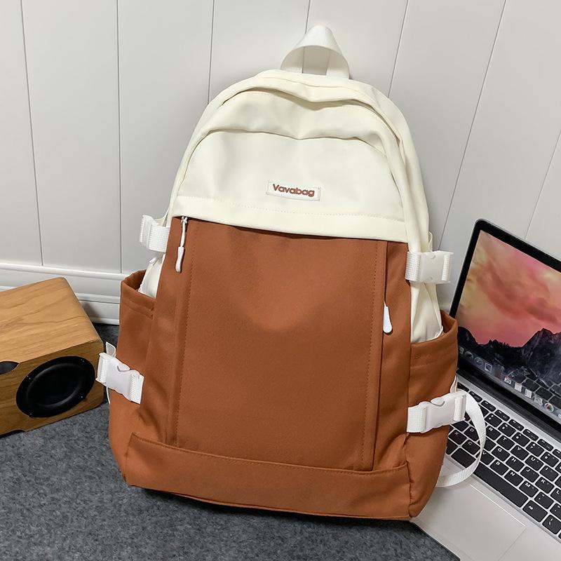 School Bag Girls Primary School Students Burgundy School Backpack Middle School Students High Quality Fashion Junior High School Backpack