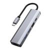 5-в-1 TYPE-C на USB3.0*1+USB2.0*1+PD100W/USB-C Data+HDMI+100M Сетевая карта ПК