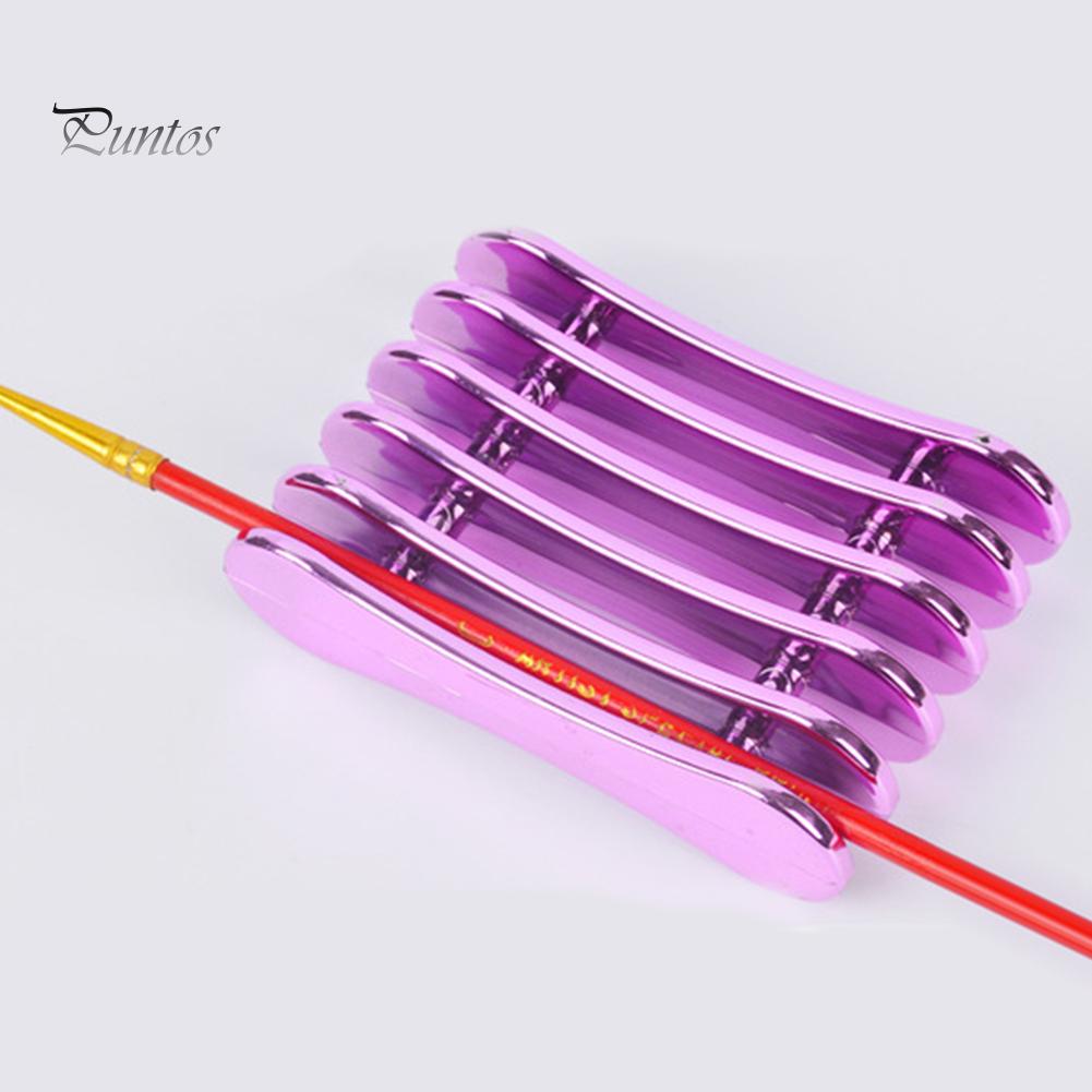Puntos Nail Art 5 Сетка Держатель для ручек Рисунок Кисть для рисования Стеллаж для хранения Маникюрная подставка