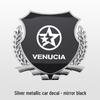 Боковой шильдик Venucia Car 'Колос пшеницы' для D60/T70/T90/Star/T60 - Модификация металлического корпуса