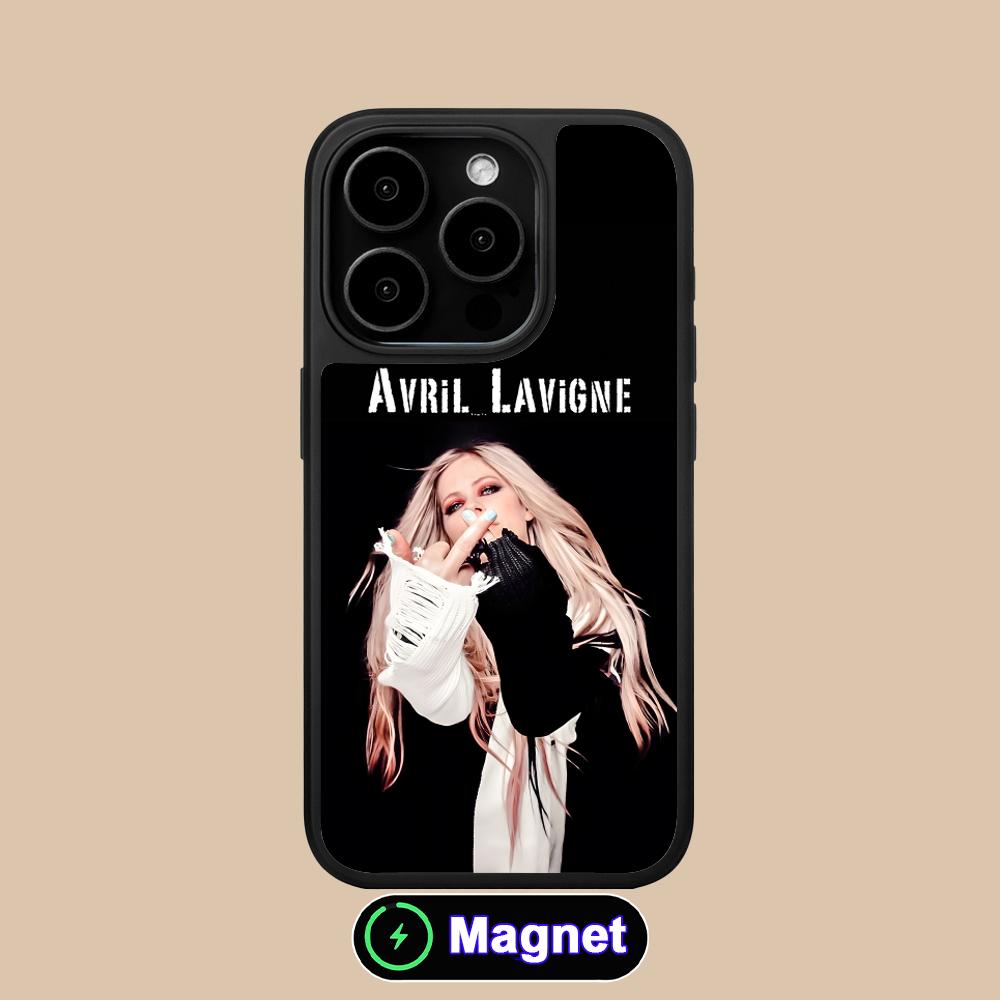 Матовая поверхность Avril Lavigne Чехол для мобильного телефона Magsafe для iPhone 17 16 15 14 13 12 11 Air Pro Max Plus Цветная крышка