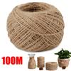 100m/roll DIY Crafts Burlap Jute Twine Cord Hemp String