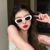 Оправа очков Овальные ретро кошачий глаз солнцезащитные очки женские анти-ультрафиолетовые хип-хоп солнцезащитные очки Личность Advanced Sense