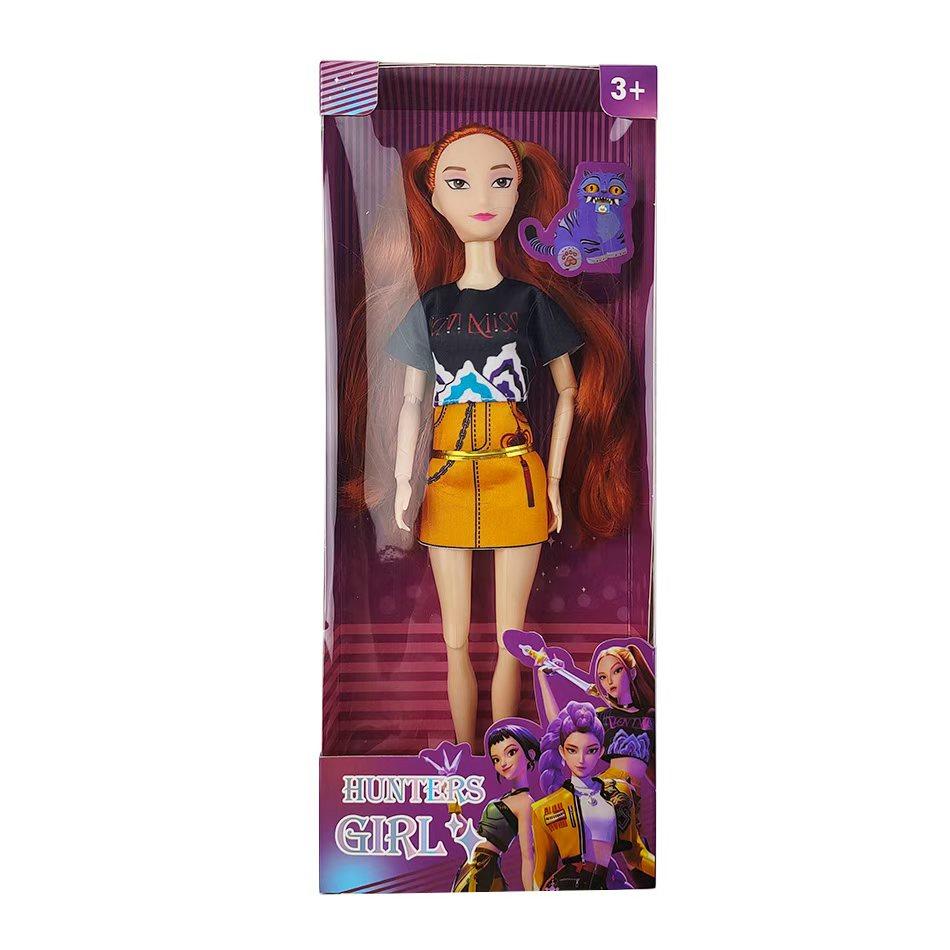 Куклы Игрушки Kpop Охотники на демонов Фигурка-игрушка Руми Мира Зои Красивая принцесса Куклы для девочек Пластиковая Игрушка Сделай сам для девочек