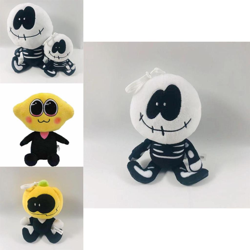 Friday Night Funkin Plush Toy Adorably Soft Fnf Whitty And Boyfriend Lemon Demon Doll For Kids