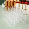 9/24 сетки, прозрачная акриловая коробка для помады, органайзер для макияжа, коробка для хранения, органайзер для кистей для макияжа, держатель для дисплея, косметический органайзер, коробка