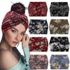 Women's Afro Wide Headband: Yoga, Running, Sweat-Absorbent Elastic Turban Hair Wrap