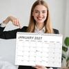 July.2026 - Dec. 2027 English Calendar Thick Paper Monthly Planner Calendar Wall Calendar  Home