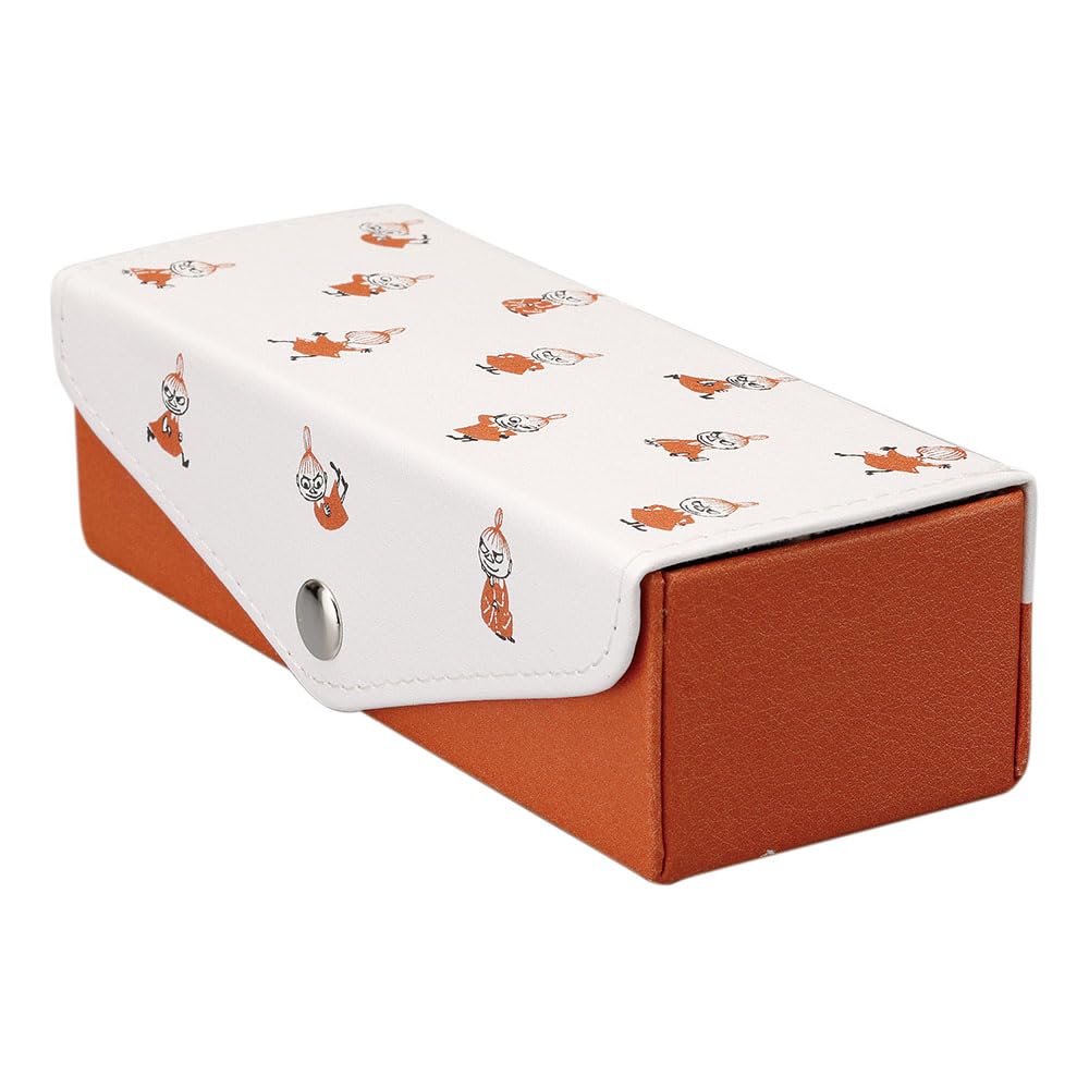 Твердый чехол для очков 'Жемчуг' Вмещает 2 'Муми-тролль' Имитация пуговицы Магнитный В комплекте микрофибра Вмещает 2 'Маленькая Мю' Идеальный подарок для Дня или Дневной чехол, Чехол, Пары, Кожа,