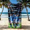 Manchester City Beach Towel Super Soft Microfiber Quickdry Fabric Comfortable Lightweight Perfect For Traveling Yoga Camping And Swimming