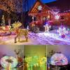 7M/12M Outdoor Solar Tube Rope LED String Light Garden Waterproof Fairy Lights For Christmas Decoration Wedding Party Led Lamp