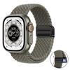 Плетеное нейлоновое петлевое ремешок для Apple Watch Ultra 3 2 49 мм 11 10 46 мм 42 мм 9 8 7 45/41 мм Магнитный ремешок iWatch 6 5 SE 44/40 мм Correa
