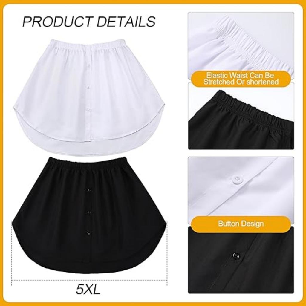 4 Pcs Fake Collar Blouse Dickey Collar for Women Detachable Collar False Half Shirts Sweep Shirt Extender Adjustable Layering Fa