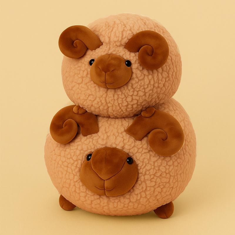 30Cm Chubby Fat Sheep Plush Stuffed Soft Throw Pillow Comfortable Huggable Doll Birthday Gifts