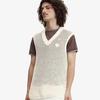 Fred Perry [Острый] Кружевной вязаный топ без рукавов с V-образным вырезом (560) Afpm2417851-560