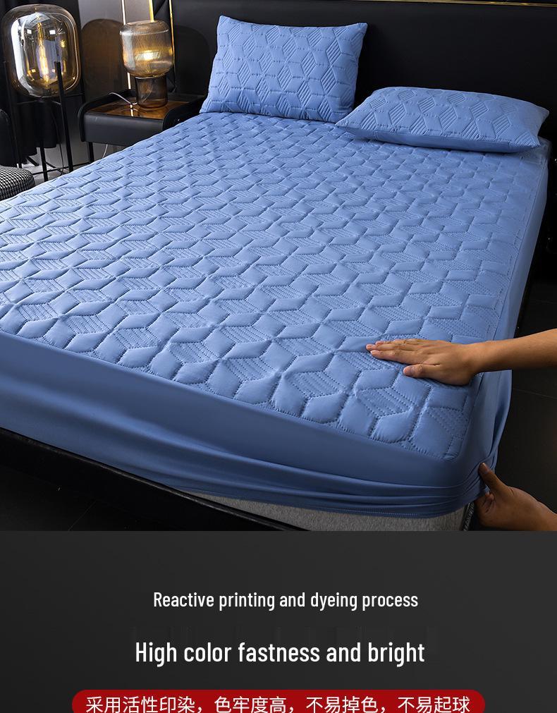 Стеганый водонепроницаемый натяжной простыня-защита для матраса