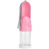 Pet Portable Collapsible Cup Telescopic Water Bottle Dispenser for Dog Cat Travel DrinkingPink