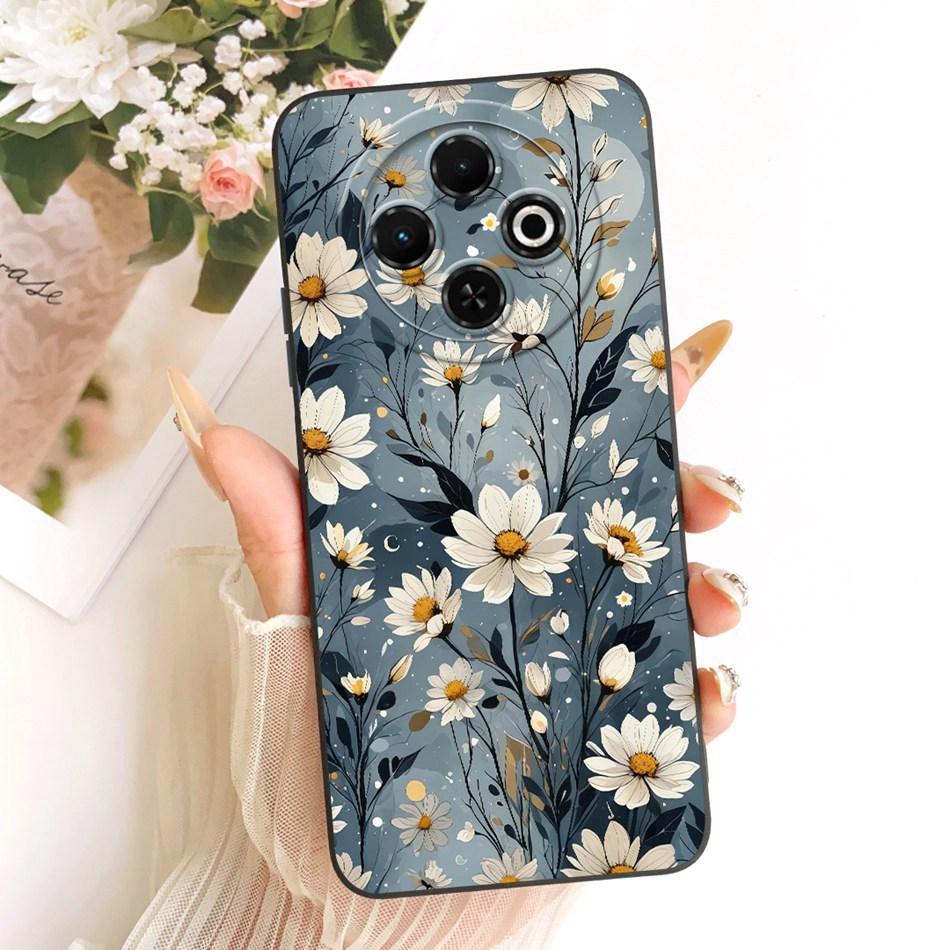 For Tecno Spark 30C 30 4G 30Pro Cute Cat Flower Butterfly Cartoon Phone Case For Spark30 Pro 30C Shockproof Soft Silicone Cases