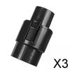 2xWet Dry Vacuum Connections/Hose Adapters Conversion for Qw12T-05F , 40cmx40cmx90cm, 3 Pcs