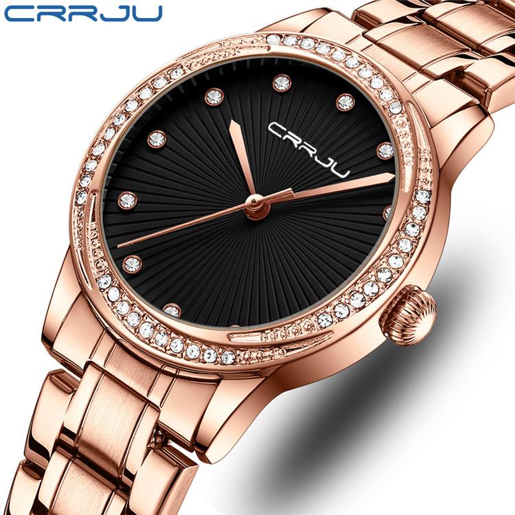CRRJU-2198 Women's Watch Casual Business Fashion Personality Watch Men's Watch Student Watch Simple