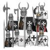 DT8901 Roman Soldier Knights Hospitaller Teutonic Knights Bricks Dolls Action Toy Mini-Figures Building Blocks Kids Toys Model
