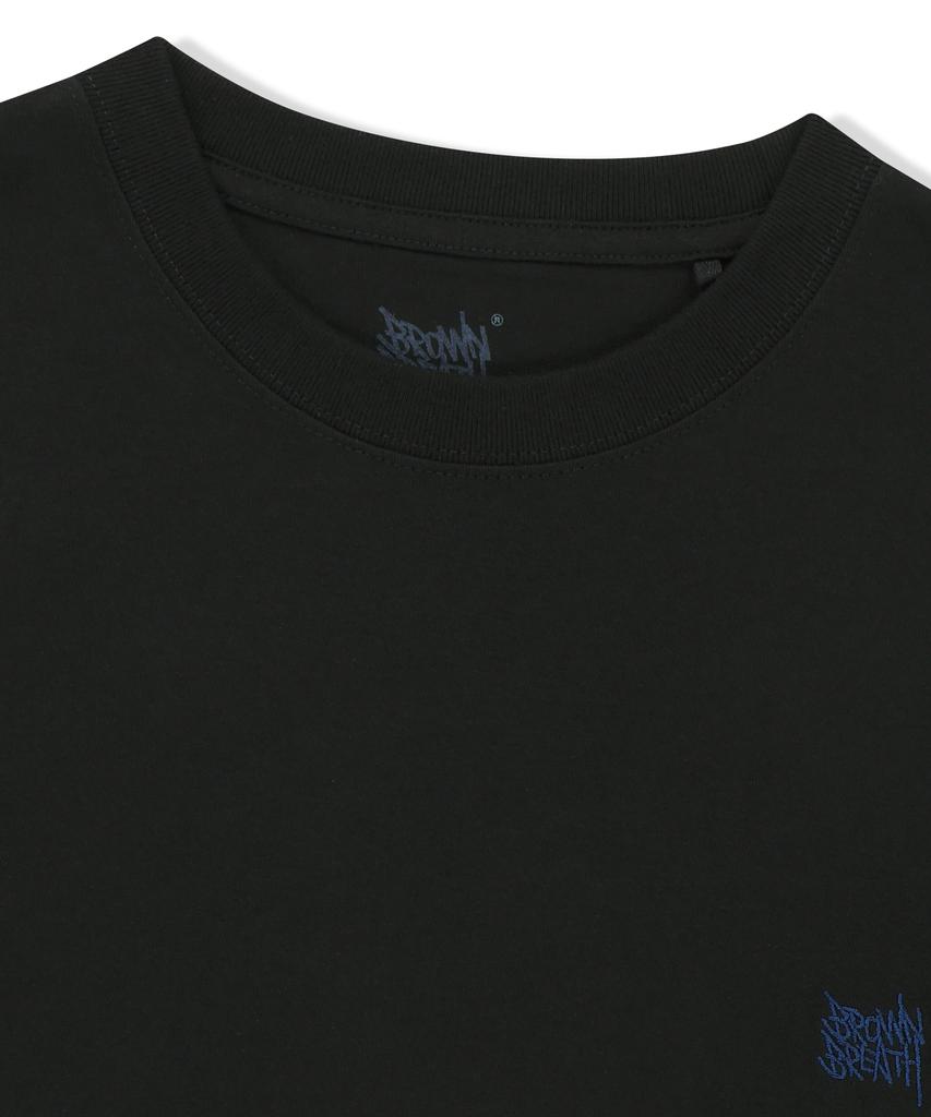BROWNBREATH Patchwork Tag V.2 Tee - Black