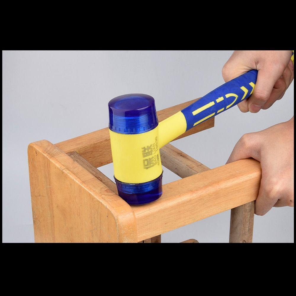 Plastic Handle Installation Hammer Non-slip Hand Repair Tool Rubber Hammer  Door Window Floor