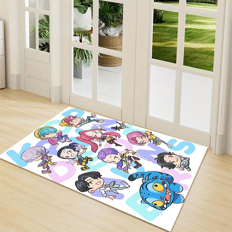 1Pc Cat Friends Phone Carpet Rug Customizable Soft Washable Antislip Home Living Room Sofa Mats Personalized Rug 0917192