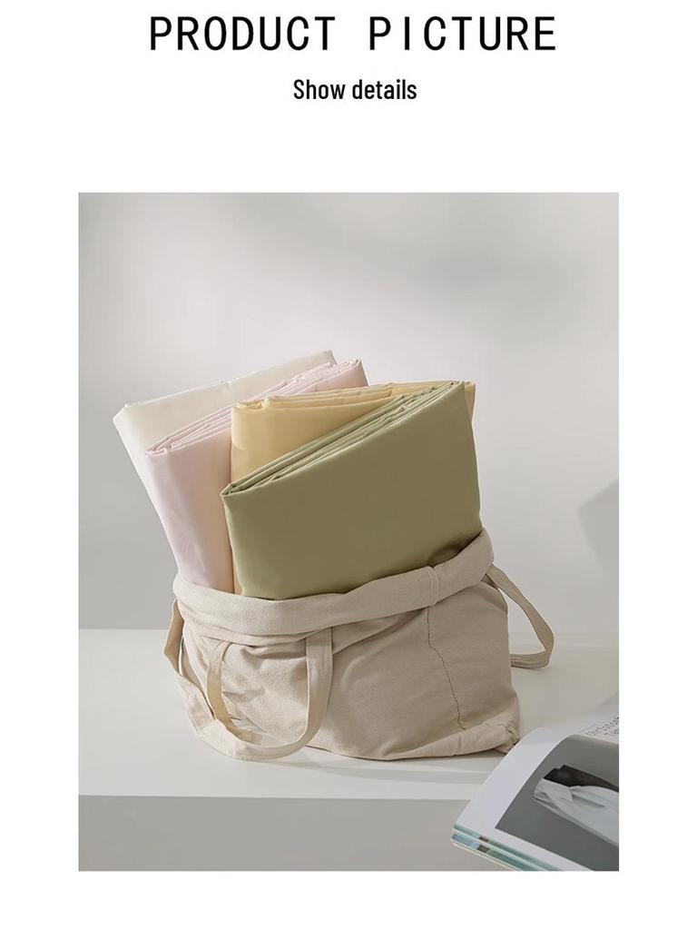 Пододеяльник из длинноволокнистого хлопка, с начесом - Теплый, Однотонный, Простой дизайн для зимы (Одинарный/Двойной)