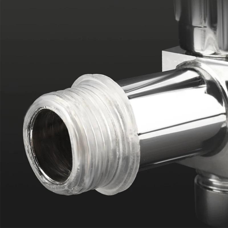 400Pcs Silicone Faucet Leak-proof Sealing Gasket Pipe Triangle Valve Washer Tap Hose Prevent Dripping Leakage Plug Teflon Ta