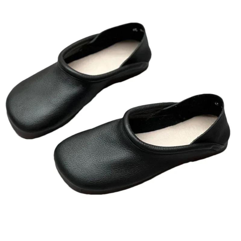 Fashion Flats Women Loafers Shoes Designer Leather Casual Shoes Autumn Soft Oxford Shoes 2024 New Trend Walking Cozy Chaussures Femme