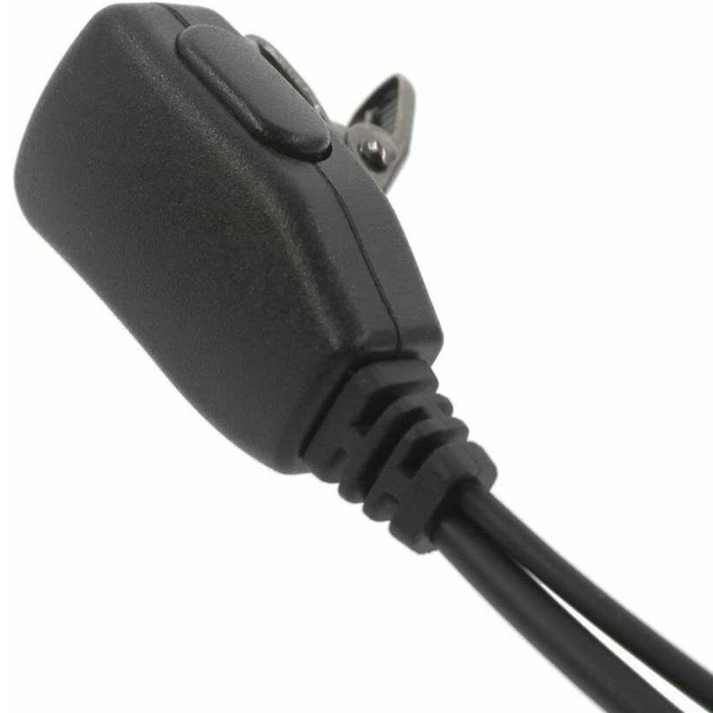 PTT Mic Headset Air Covert Acoustic Tube In-ear Earpiece Pin Talkie Radios For Guidanc A5F3