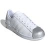 Adidas Оригинальные кроссовки Superstar Retro Casual Low-Top Женские кроссовки Белые Серебристые FX4747