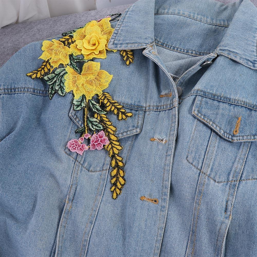 DIY Rose Trimmings Sewing Garment Peony Flower Clothes Accessories Patch Applique Embroidery