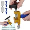 Glass Cutter 2 In 1 Manual Tile Cutter Tool 3mm-15mm Aluminum Alloy Mirror Cutting Hand Tool Glass Cutting Tool with Long