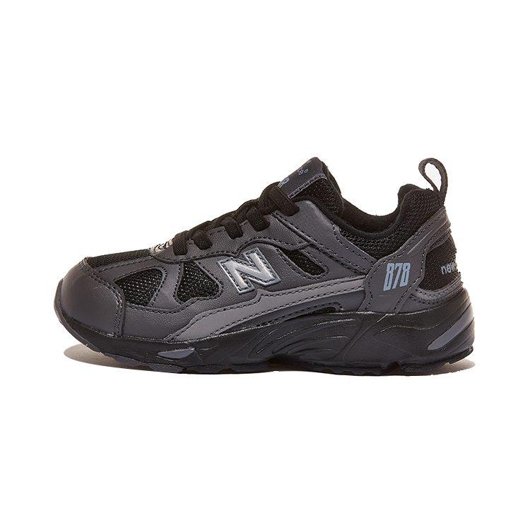 New Balance NB 878 Минималистичный стиль Амортизация Устойчивость к истиранию Дышащие Низкие Спортивные Повседневные Кроссовки Серый Черный PV878KOC