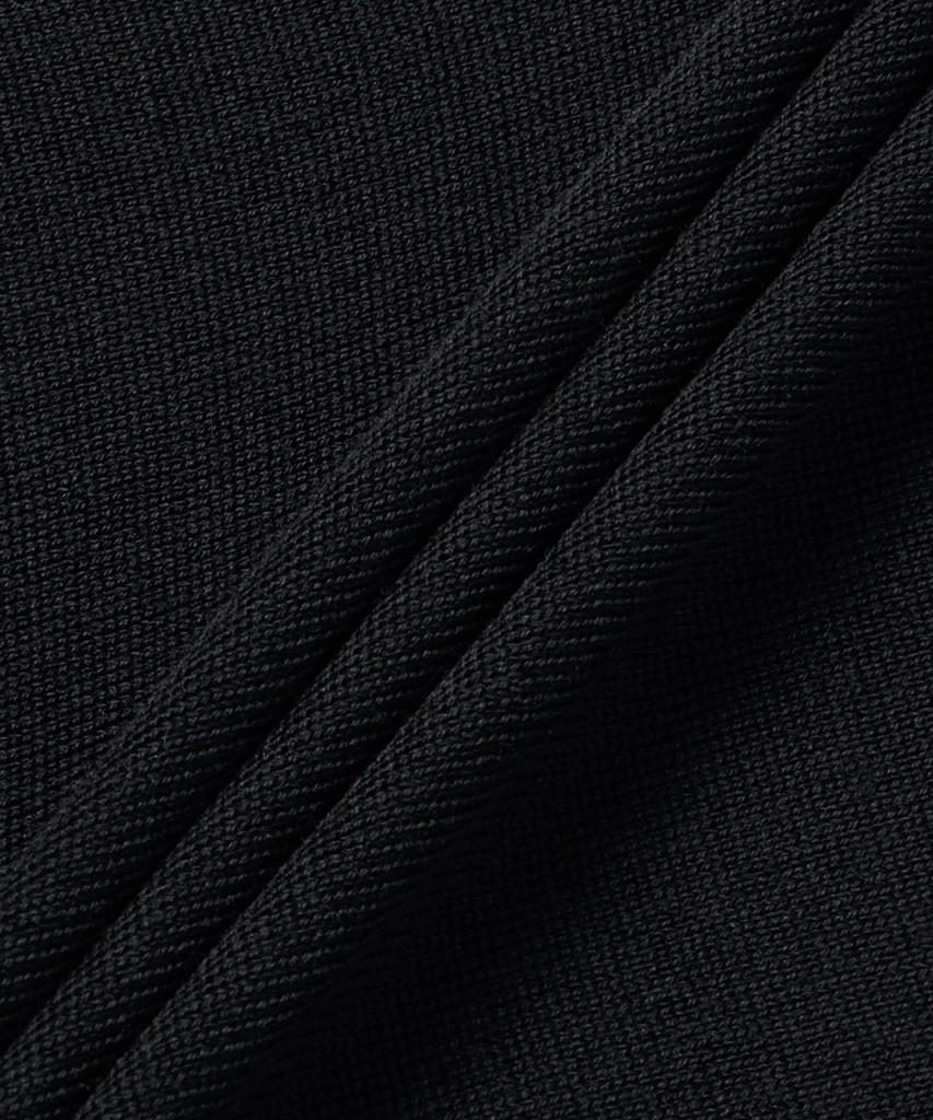 SAINT LAURENT Wool Polo Short Sleeve Knit - Black / 821733Y77As1000