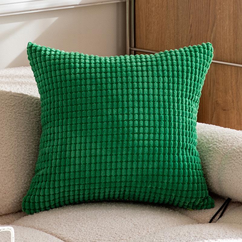 Corn Kernel Corduroy Decorative Throw Pillow Cover for Sofa, Pillowcase Only (No Insert)