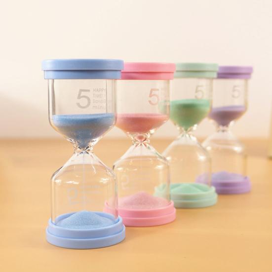 Мини-песочные часы, 5-минутный таймер, портативный таймер для чистки зубов, песочные часы для душа с присоской, кулинарные игры