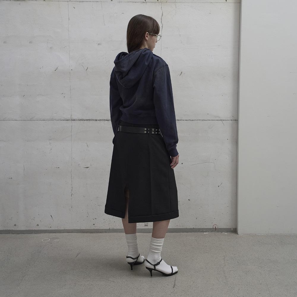 LCDC™ Tailored Zip Front Skirt (Black)