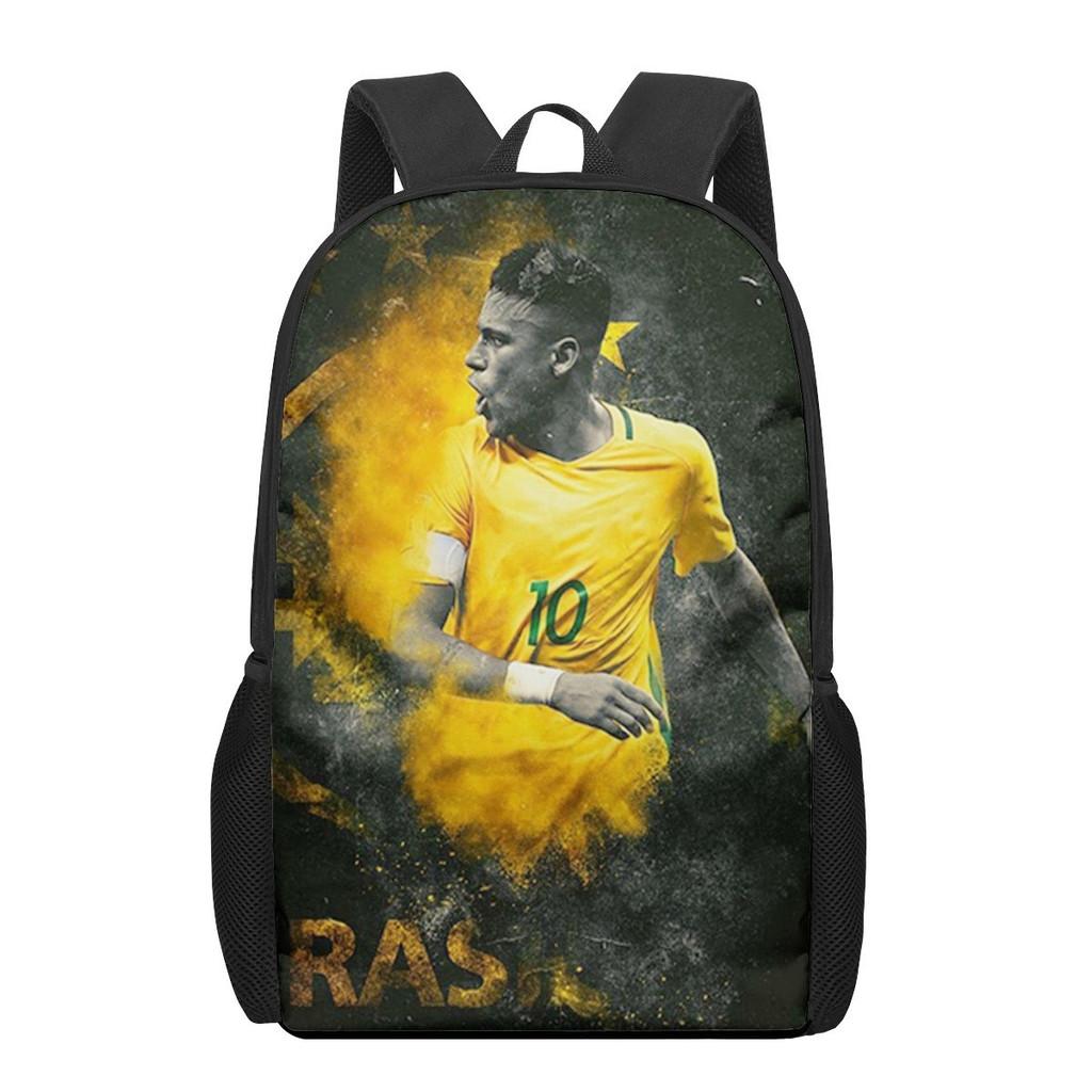 Тематический спортивный студенческий рюкзак Месси из дышащей ткани для начального образования
