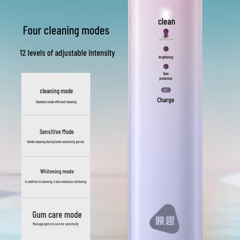 Yingqu T502 Sonic Electric Toothbrush - Pink