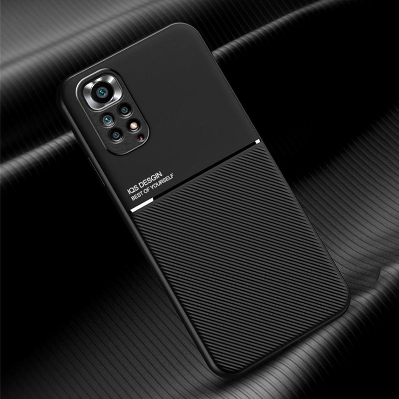 Чехол из искусственной кожи Skin Touch для Xiaomi Redmi Note 13, 12, 12S, 11, 11S, 10 Pro, 10S, 9, 9S, 13C, 12C K70 K60 K50 K40 K30 K20 Pro, роскошный твердый чехол