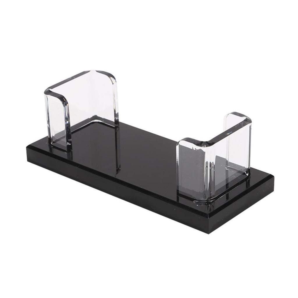 Transparent Lightsaber Display Stand Desktop Acrylic Decorative Rectangular Holder Business Card Storage Rack