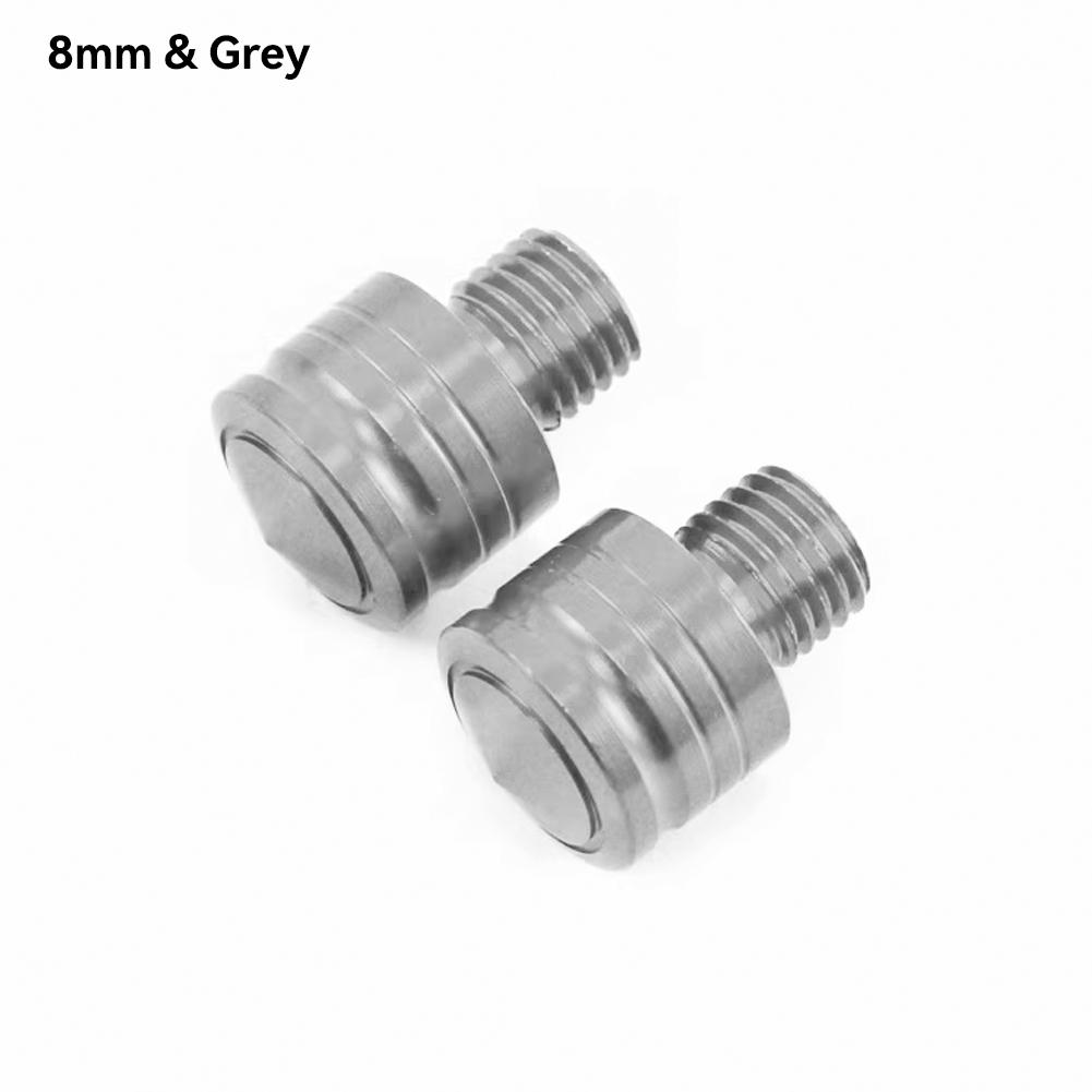 2 шт мотоциклетные CNC алюминиевые M8 M10 заглушки для отверстий зеркала заднего вида винты антикоррозийный держатель зеркала заднего вида