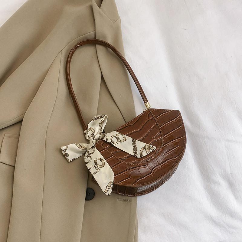 Trendy Street Style Pu Leather Bucket Bag Elegant And Beautiful Simple Shoulder Bag For Everyday Use