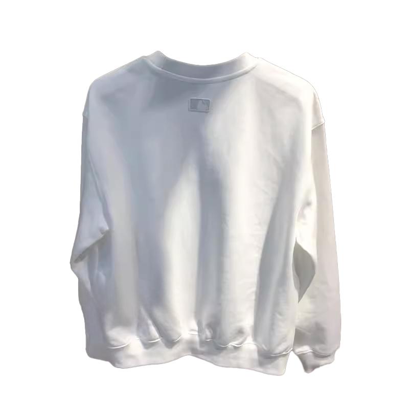 MLB New York Yankees Drop Shoulder Sleeve T Shirt Unisex Ivory White 3FMTV1041-50IVS
